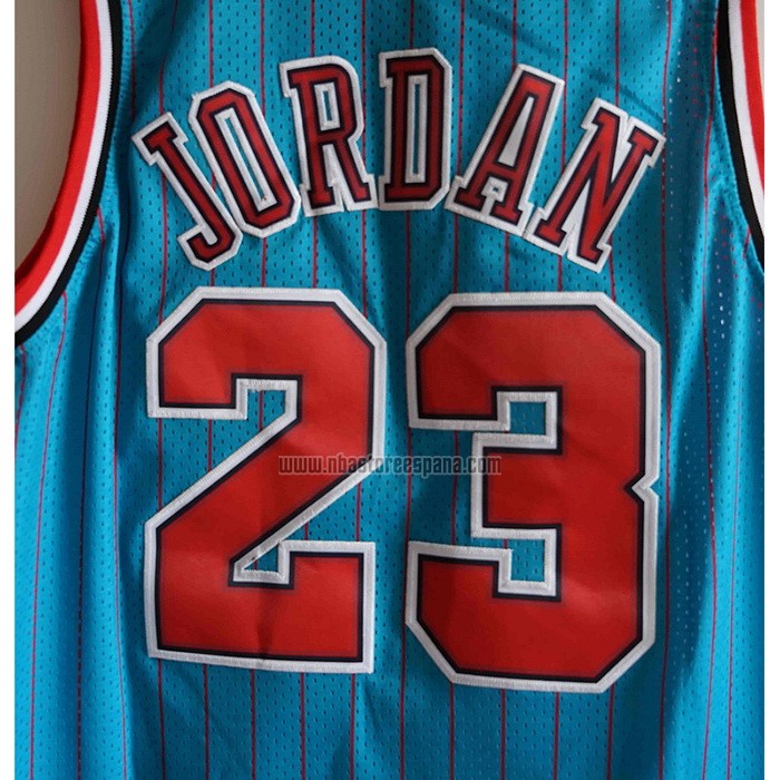 Camiseta Chicago Bulls Michael Jordan NO 23 Mitchell & Ness 1995-96 Azul